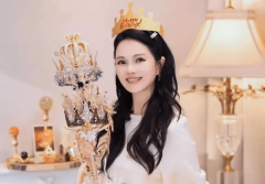 <b>58岁伊能静豪宅内低调庆生穿粉色新中式马甲少女</b>